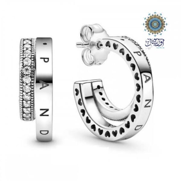 Double circles Pandora Earrings